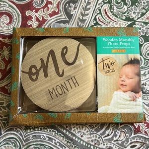New monthly wooden photo props